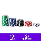 Poker Chips Set, 100 Pieces By Spin Master Games